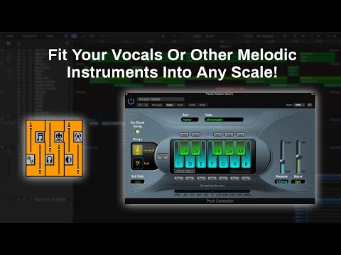 How To Use Pitch Correction (Logic Pro X) | Setting The Scale That You Want Your Voice To Follow