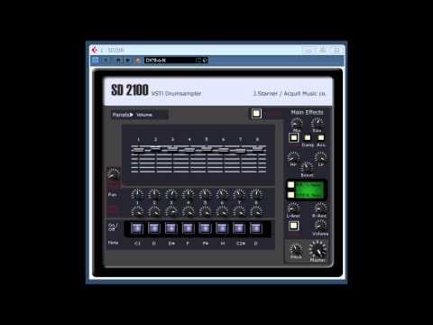 SD 2100 vsti drumsampler by j starner ACQUIT MUSIC CO