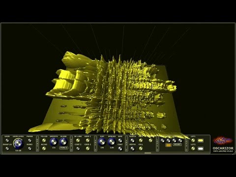 Oscarizor 3 - Waterfalls And Shapes - 2D/3D Multi Channel Spectrum Analyzer Audio Plug-In