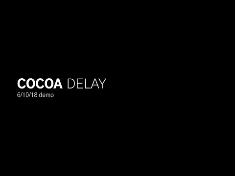 Cocoa Delay demo