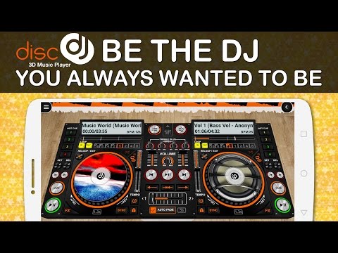 DiscDj 3D Music Player for Android - Be the Dj you always wanted to be