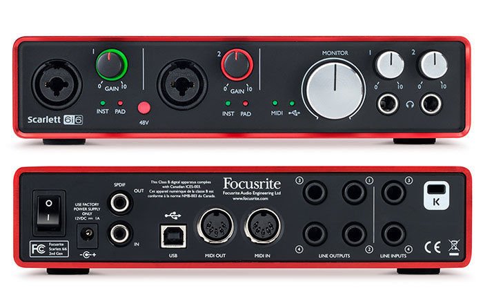 Focusrite Scarlett 6i6 2nd Gen