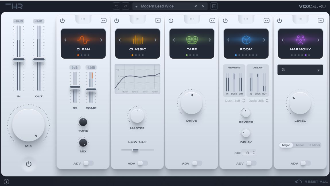 THR VoxGuru Out Now: A Vocal Chain that can create Harmonies